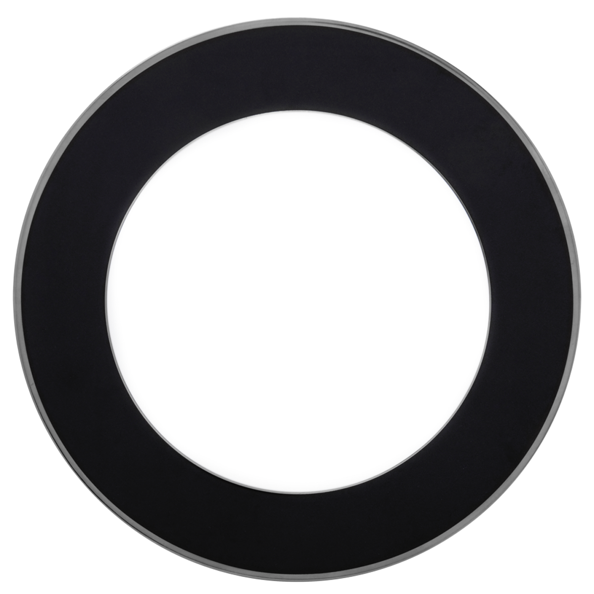 Service plate Les Présentations noir mica platine