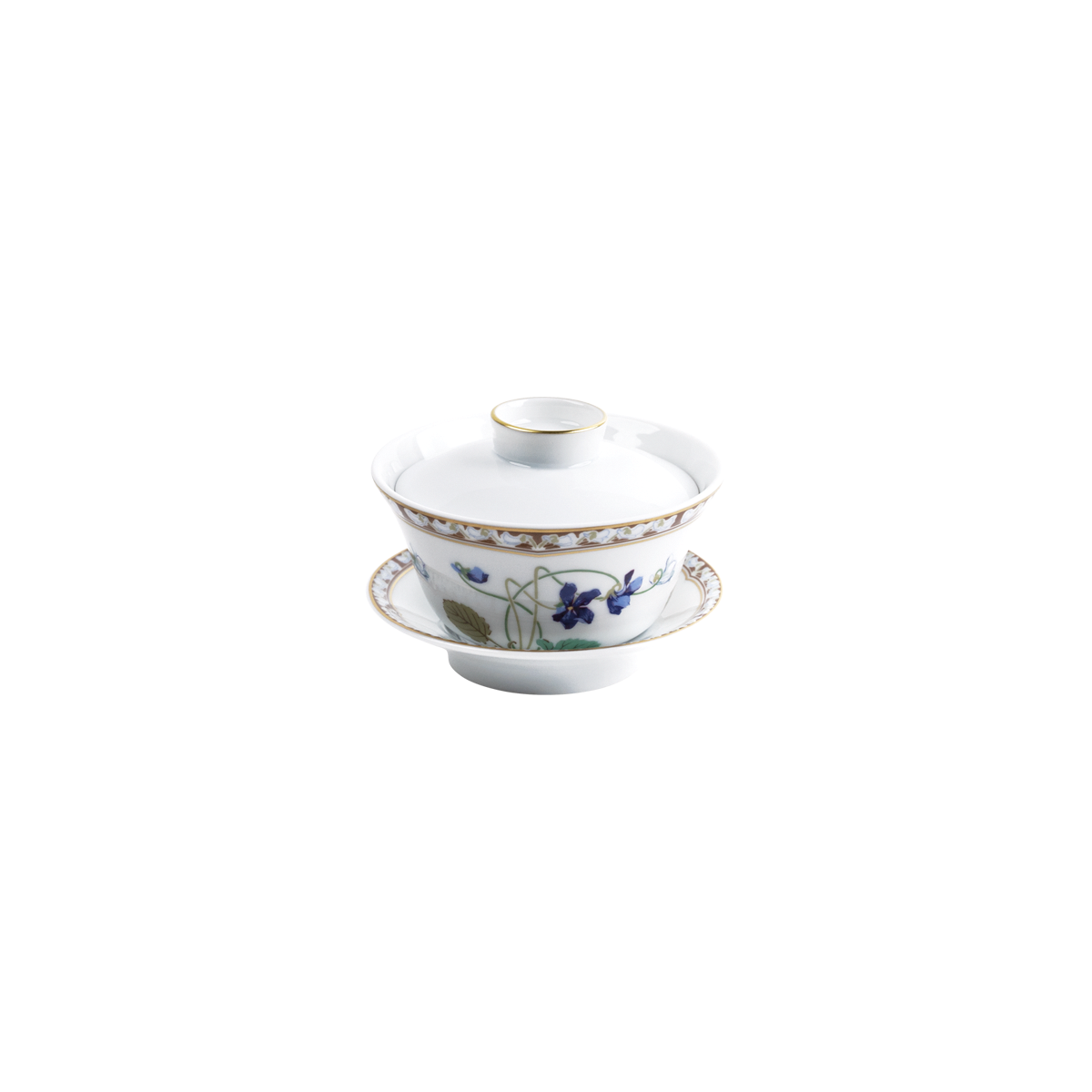 Tasse et soucoupe thé chinoise Impératrice Eugénie