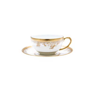 {:fr}Tasse et soucoupe déjeuner Diplomate{:}{:en}Cappuccino cup and saucer Diplomate{:}