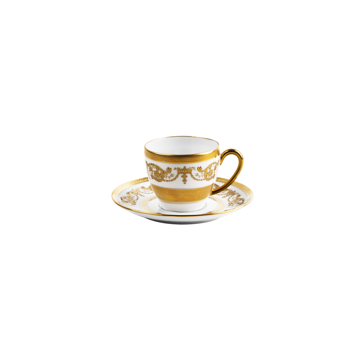 Tasse et soucoupe café impérator en porcelaine