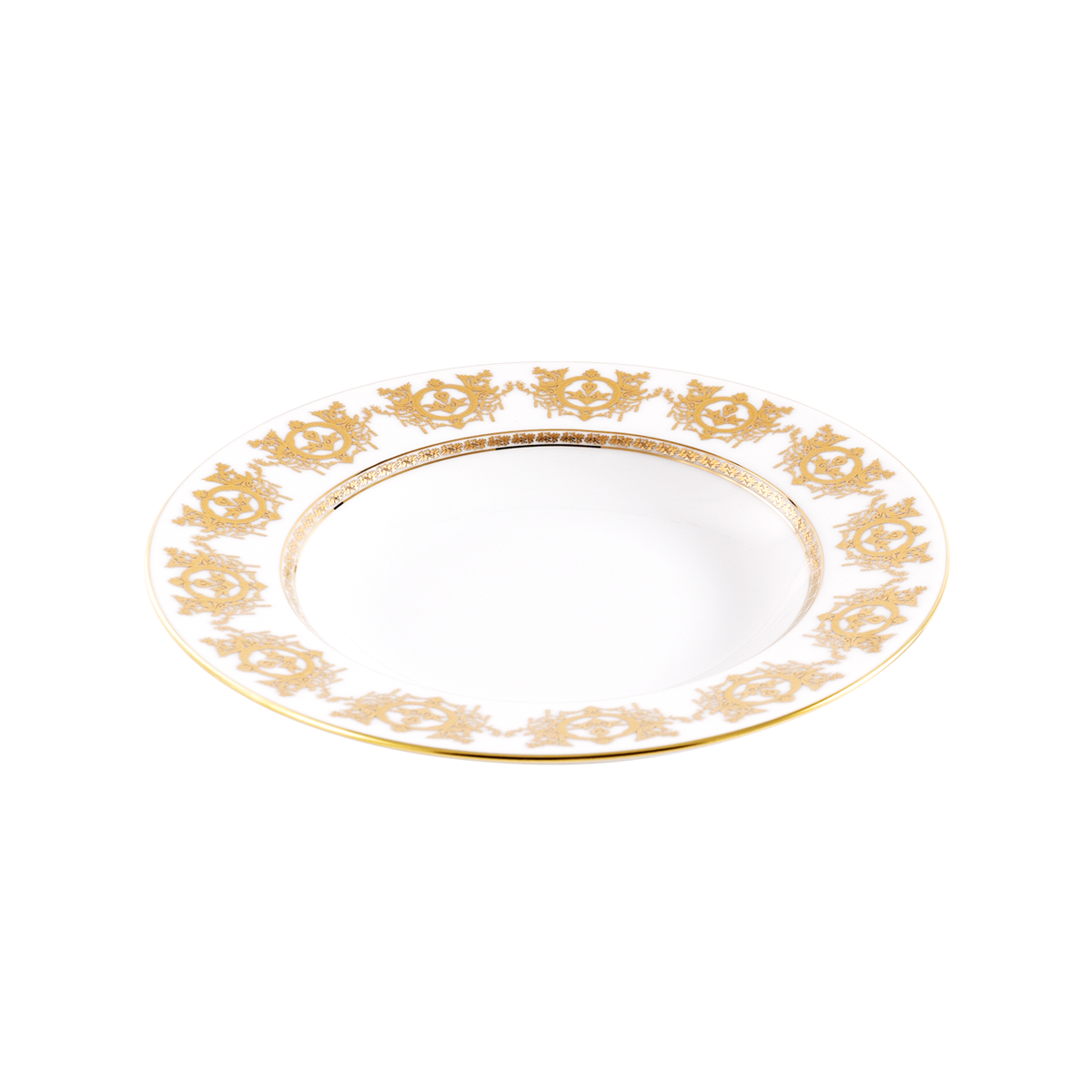 Assiette Creuse à Aile Impérial Blanc Ritz Paris
