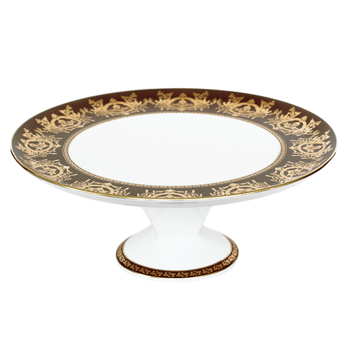 Plat à tarte sur pied Ritz Impérial bronze - Ritz Paris
