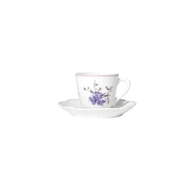 {:fr}Tasse et soucoupe café Fleurs d'Auteuil{:}{:en}Coffee cup and saucer Fleurs d'Auteuil{:}