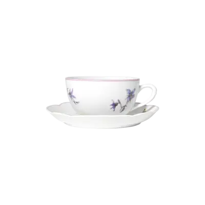 {:fr}Tasse et soucoupe thé Fleurs d'Auteuil{:}{:en}Teacup and saucer Fleurs d'Auteuil{:}