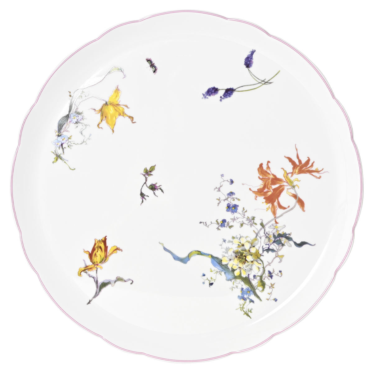 Plat à tarte Fleurs d'Auteuil