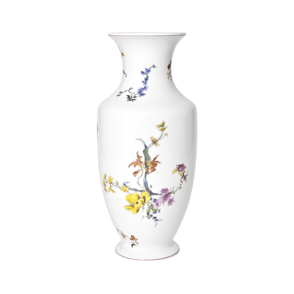 Vase 36cm Fleurs d'Auteuil