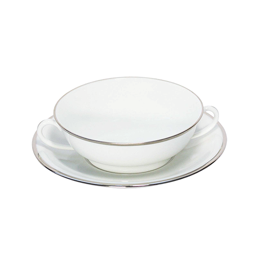 Orsay Soup Cup & Saucer Haviland